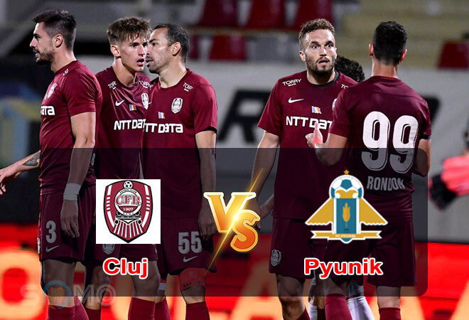 Nhận định trận đấu Cluj vs Pyunik, 01h45 ngày 14/07/2022