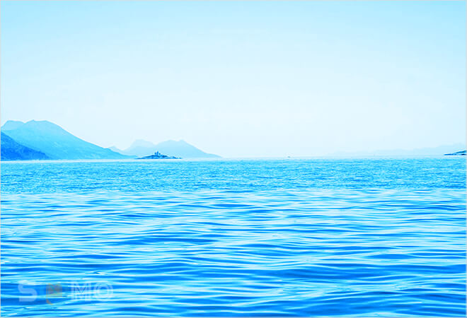 mơ thấy biển xanh